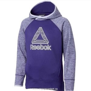 Purple Reebok Athletic Hoodie- S